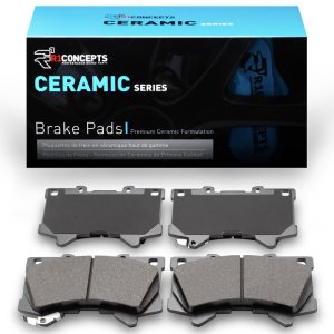 Toyota Tundra Brake Pads - Front - R1 Concepts - Ceramic - `22-`26 Toyota Tundra Brake Pads - Front - R1 Concepts - Ceramic - `22-`26